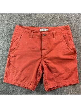 TRUE CRAFT Cargo Shorts 31” Waist 7” Inseam Brick Red